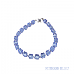 Bracelet de cristal bleu