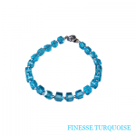 Bracelet de cristal turquoise